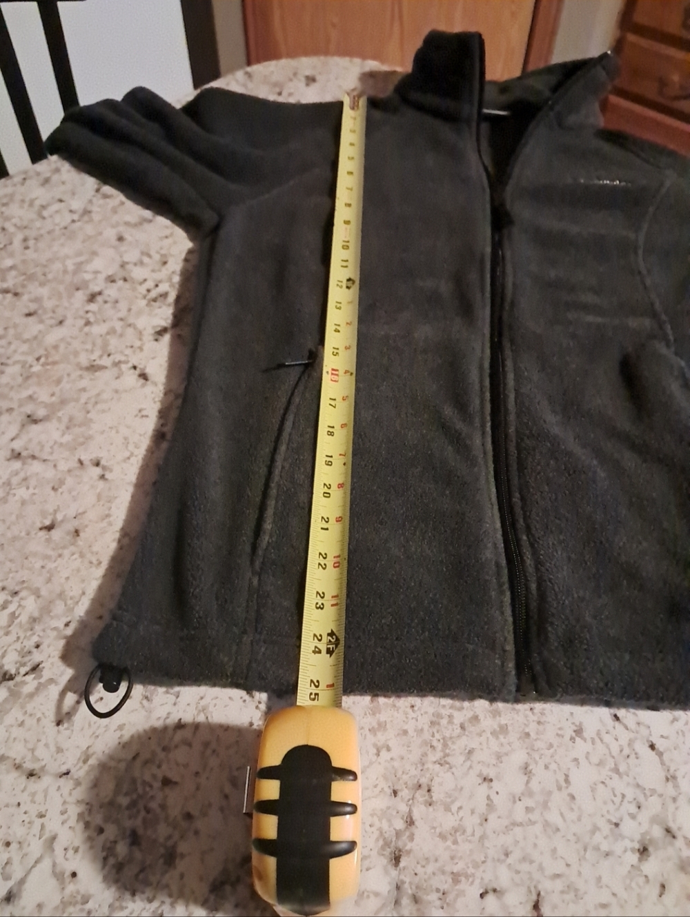 Ladies Columbia Charcoal Gray Zip Up Fleece Jacket With Pockets Sz. M Brand New - Picture 7 of 7